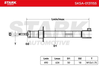 амортисьор STARK SKSA-0131155