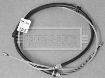 Тросик, cтояночный тормоз BORG & BECK BKB3462 для RENAULT KANGOO