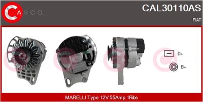 Генератор CASCO CAL30110AS для FIAT CINQUECENTO