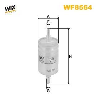 Fuel Filter WIX FILTERS WF8564