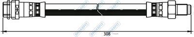 APEC Brake Hose BHO4055