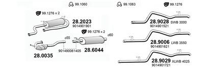 Układ wydechowy ASSO ART4200
