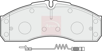 APEC Brake Pad Set, disc brake PAD1541