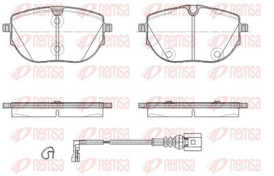 Brake Pad Set, disc brake 1920.01