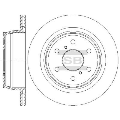 Тормозной диск Hi-Q SD5520 для GMC YUKON