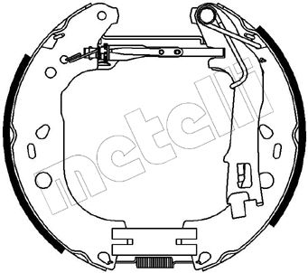 METELLI 51-0227 Тормозные колодки барабанные  для FIAT QUBO (Фиат Qубо)