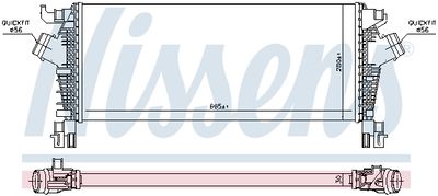 INTERCOOLER COMPRESOR NISSENS 96463 4