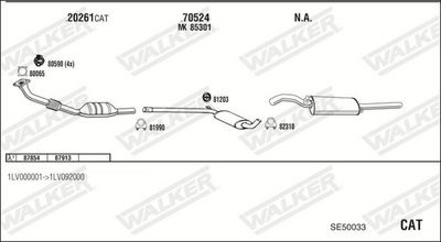 ABGASANLAGE WALKER SE50033