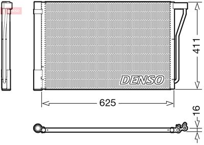 DENSO Condensor, airconditioning (DCN05022)