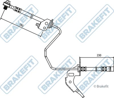APEC Brake Hose BHO4289
