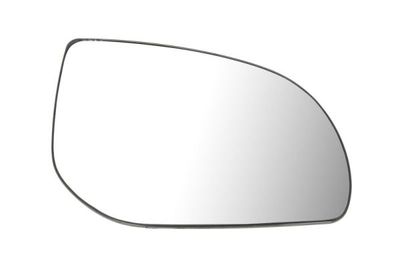 Zijspiegel glas Rechts (in reliëf) past: HYUNDAI i20 I PB 08.08-03.12