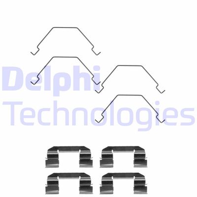 Комплектующие, колодки дискового тормоза DELPHI LX0375 для MAZDA PREMACY