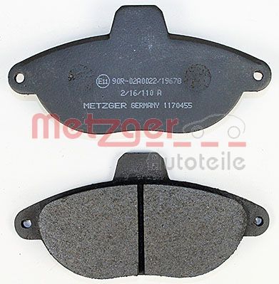 BREMSBELAGSATZ SCHEIBENBREMSE METZGER AUTOTEILE 1170455 2