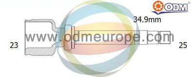 Multiparts 14-356064 ШРУС  для FIAT PUNTO (Фиат Пунто)