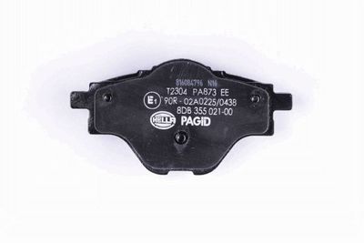 Комплект тормозных колодок, дисковый тормоз 8DB 355 021-001