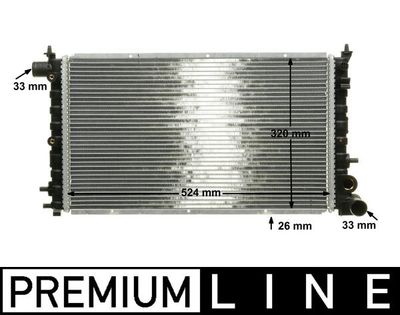 Chłodnica, układ chłodzenia silnika MAHLE CR 430 000P