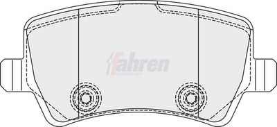 Fahren Brake Pad Set, disc brake FBP3353