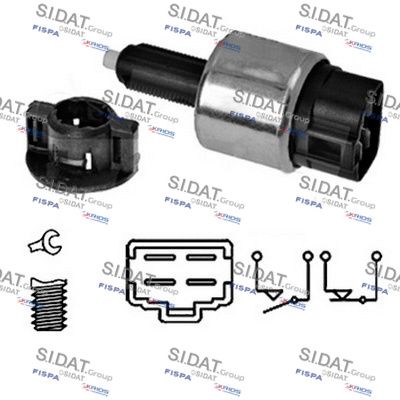Выключатель фонаря сигнала торможения SIDAT 5.140055 для SUZUKI JIMNY