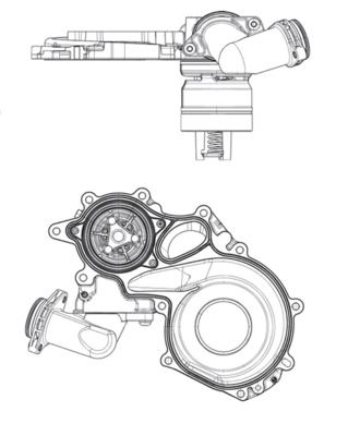 THERMOSTAT KüHLMITTEL MAHLE TM13180 1