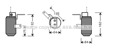 PRASCO AUD158 Осушувач кондиціонера для MG (Мджи)