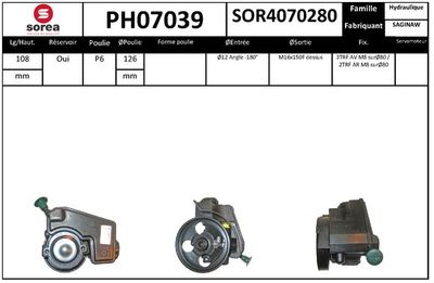 HYDRAULIKPUMPE LENKUNG SNRA PH07039