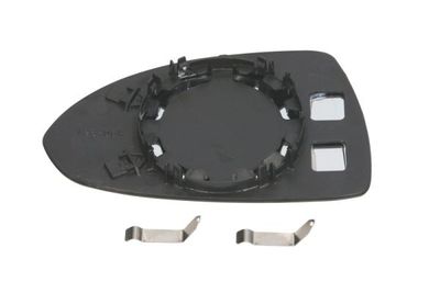 Zijspiegel glas Rechts (in reliëf) past: OPEL CORSA D, CORSA E 07.06-05.19