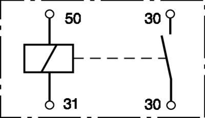 RELAIS INNENRAUMGEBLäSE BOSCH 0333006006 6