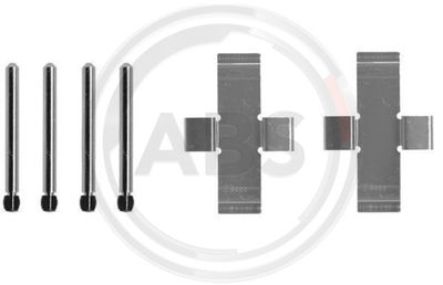 Комплектующие, колодки дискового тормоза A.B.S. 0904Q для ALFA ROMEO 1750-2000