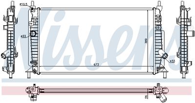 RADIATOR RACIRE MOTOR NISSENS 68520 4