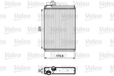 VALEO 811507 Радиатор печки  для AUDI Q5 (Ауди Q5)
