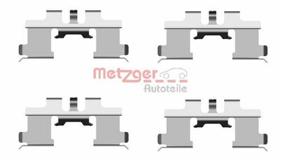 Комплектующие, колодки дискового тормоза METZGER 109-1677 для DAIHATSU COPEN