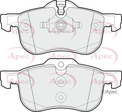 Brake Pad Set APEC PAD1120