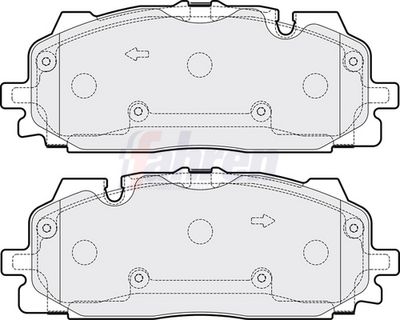 Fahren Brake Pad Set, disc brake FBP3841