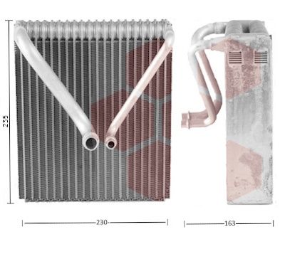 VERDAMPFER KLIMAANLAGE VAN WEZEL 0300V022 1
