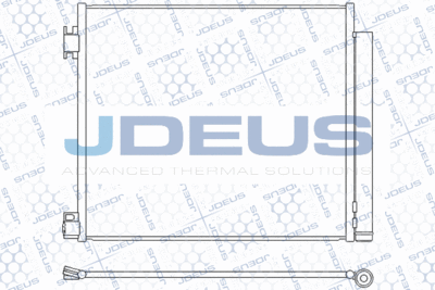 Конденсатор, кондиционер JDEUS M-7231180 для RENAULT KADJAR