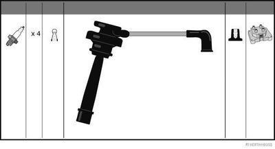 ZüNDLEITUNGSSATZ Herth+Buss Jakoparts J5385000 1