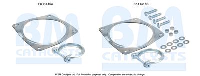 zestaw montażowy, filtr sadzy / filtr cząstek stałych BM CATALYSTS FK11415