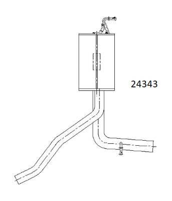 ENDSCHALLDäMPFER WALKER 24343 1