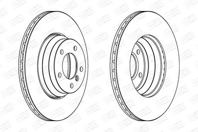 BREMSSCHEIBE CHAMPION 562395CH1 1