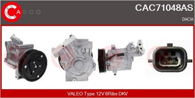 COMPRESOR CLIMATIZARE CASCO CAC71048AS