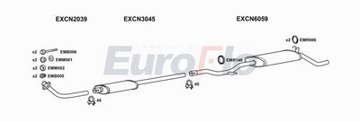 Układ wydechowy EUROFLO CNC15117001A00