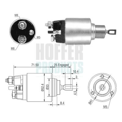 SOLENOID ELECTROMOTOR