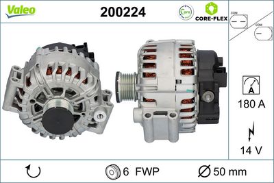 GENERATOR / ALTERNATOR VALEO 200224