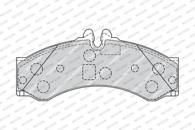 BREMSBELAGSATZ SCHEIBENBREMSE FERODO FVR1879 1