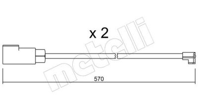WARNKONTAKT BREMSBELAGVERSCHLEIß