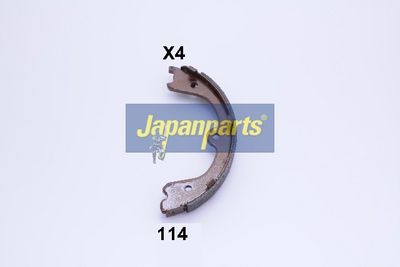 JAPANPARTS Stabdžių trinkelių komplektas