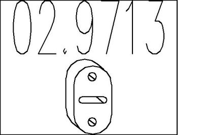 TAMPON CAUCIUC AMORTIZOR ESAPAMENT MTS 029713