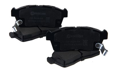 комплект спирачно феродо, дискови спирачки STELLOX 1528 000B-SX