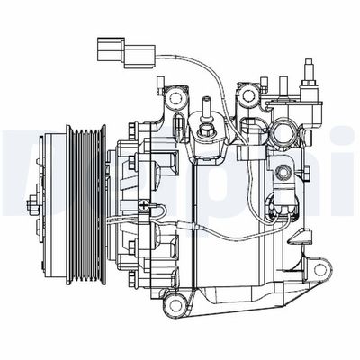 KOMPRESSOR KLIMAANLAGE DELPHI CS20503