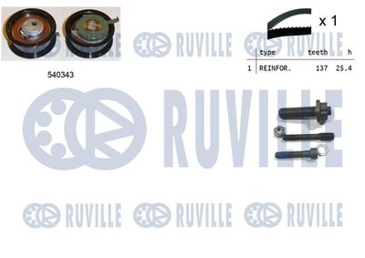 Комплект ремня ГРМ RUVILLE 550225 для AUDI CABRIOLET
